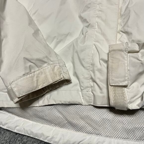 The North Face Coat Womens Large Hyvent Nylon Hooded Rain Jacket *flaw - Picture 4 of 11
